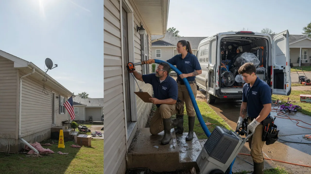 Ceiling Water Damage Restoration in Brokaw, WI near me